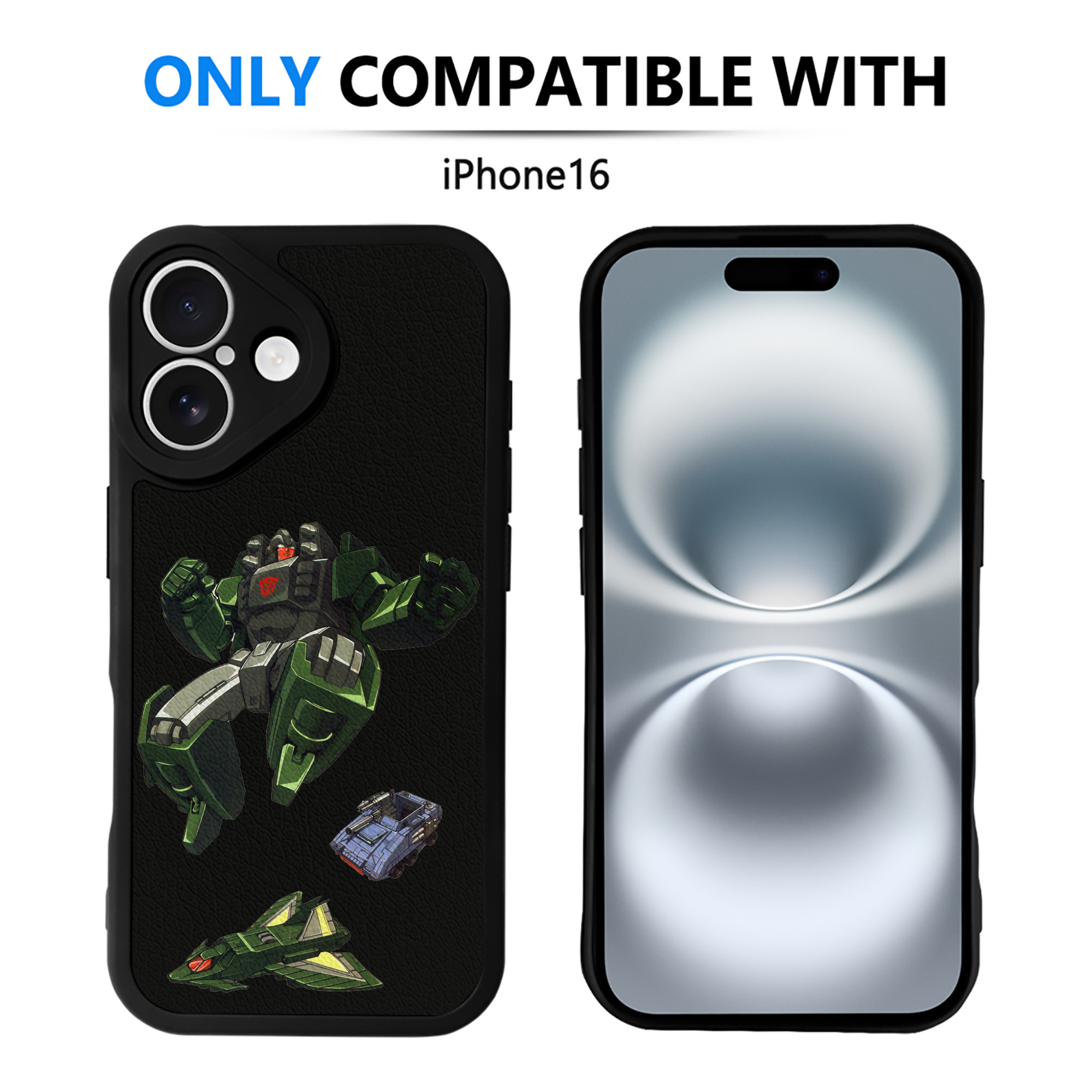 （画像用）  【iPhone 16シリーズ対応】シリコンスマホケース（レザー調） 材質：シリコン